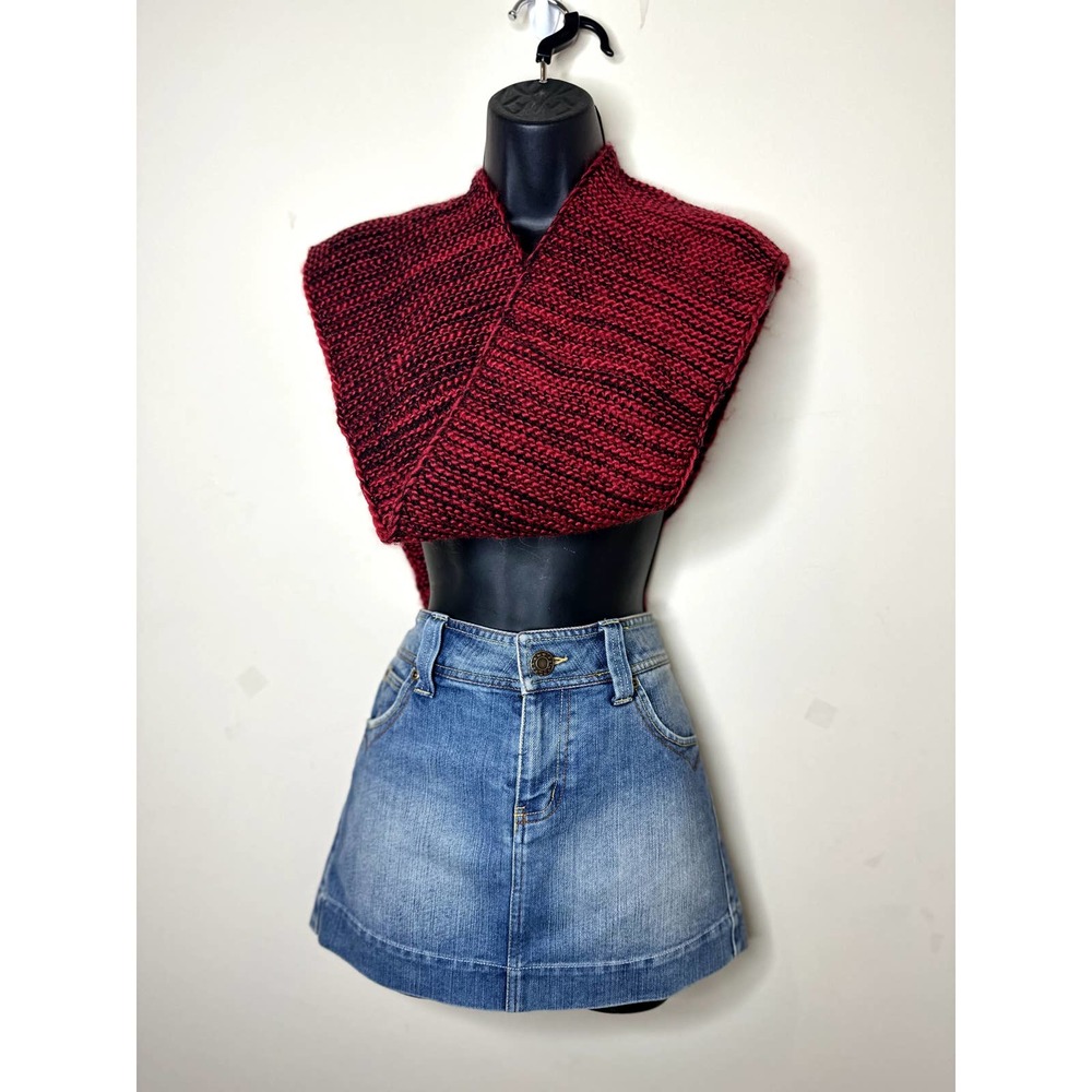 WEAR IT DECLARE IT BLUE DENIM SKIRT SIZE 7 - Picture 3 of 10